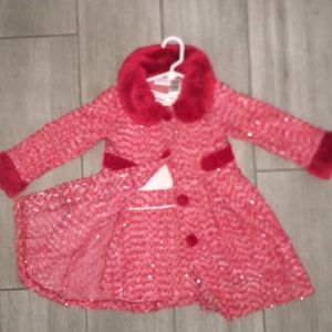 Girls dress and coat
